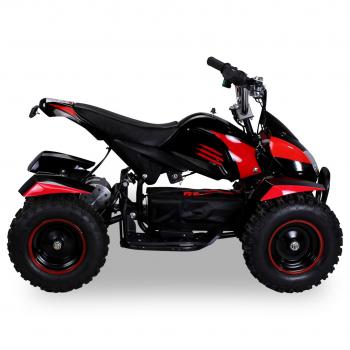 Mini Elektro Kinder ATV Cobra 800 Watt Pocket Quad Schwarz/Rot - Elektro Auto Elektroauto Kinderauto